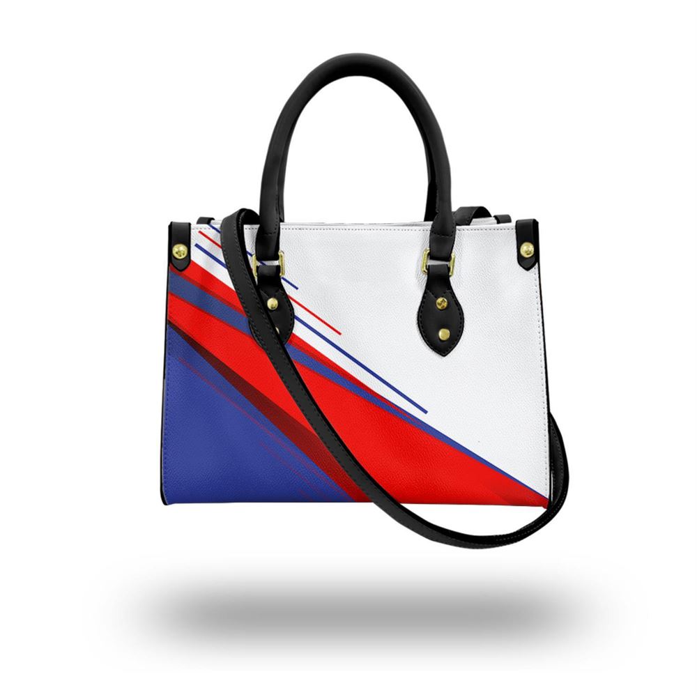 Ruby-throated Hummingbird Leather Bag, Personalized Leather Bag With Handle For Christian Women