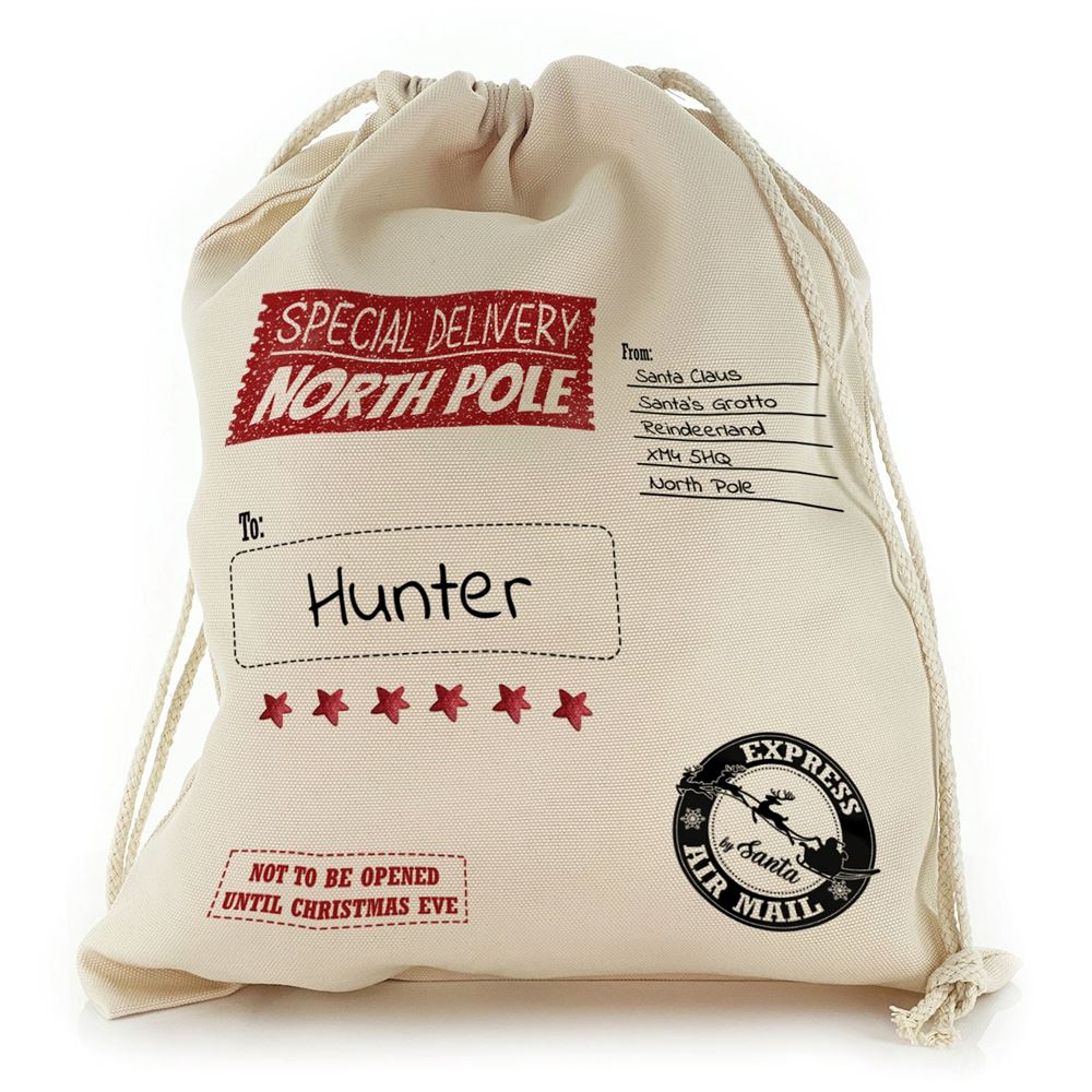 Special North Pole Delivery Christmas Sack, Gift For Chidren, Christmas Bag Gift, Christmas Gift 2023