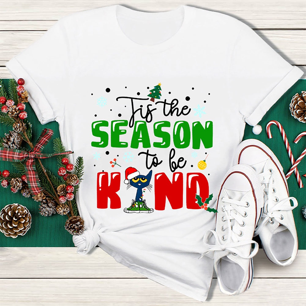 Tis The Season To Be Kind T Shirt, Merry T Shirt, Unisex Christmas Shirts