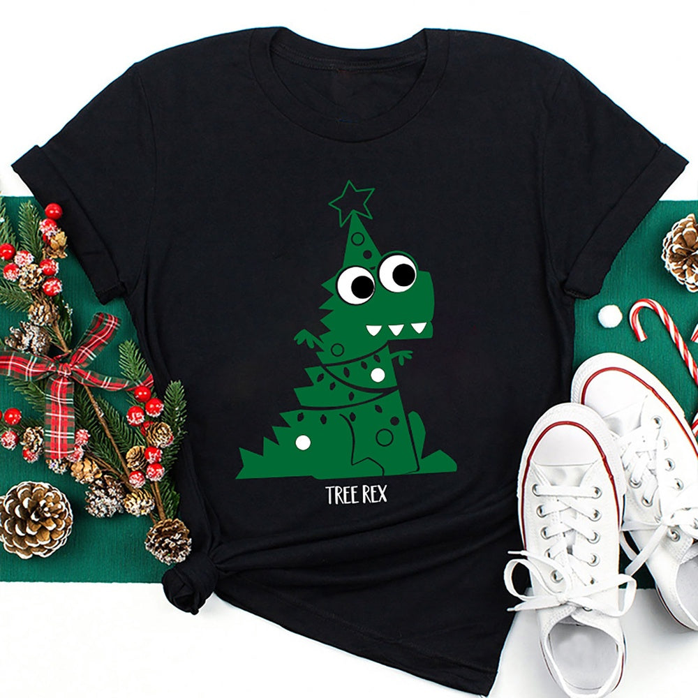 Tree Rex Christmas T Shirt, Merry T Shirt, Unisex Christmas Shirts